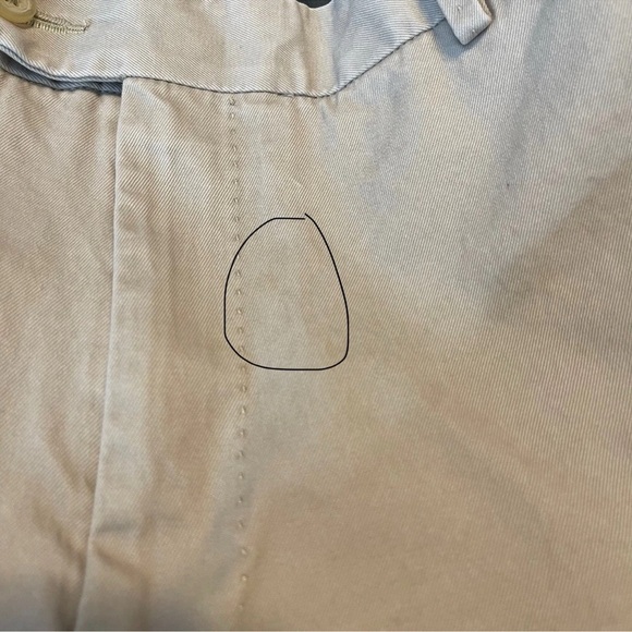 Peter Millar Pants Beige Chinos Flat Front Pima Cotton Ankle 38x32 - Picture 6 of 7